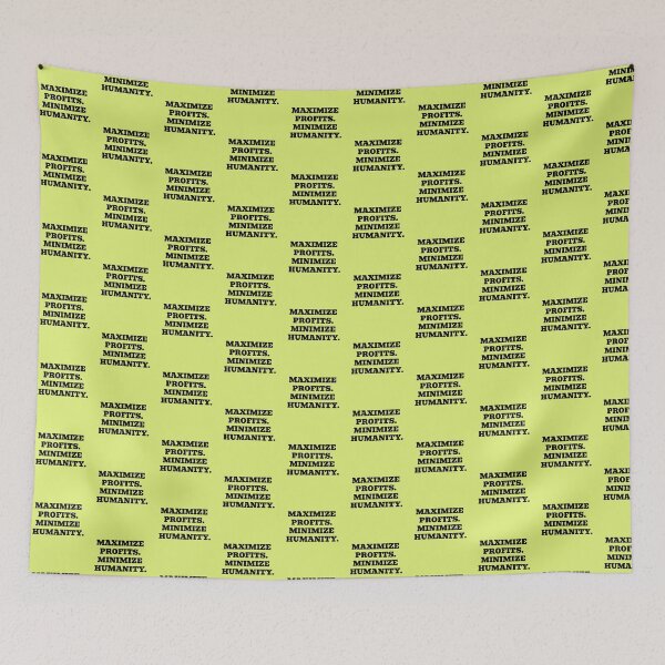 Item preview, Copy of Shareholder Value Human Cost designed and sold by WakeNBake-Tees.