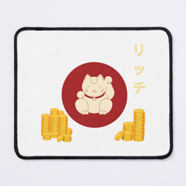 Item preview, Lucky Cat of Wealth - Prosperity and Good Fortune Symbol Design designed and sold by bidois123.