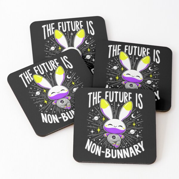 Item preview, The Future Is Nonbinary Non Bunnary Enby NB Gender Queer T-Shirt – Nonbinary Pride Gift, Genderqueer Graphic Tee designed and sold by Trendably.
