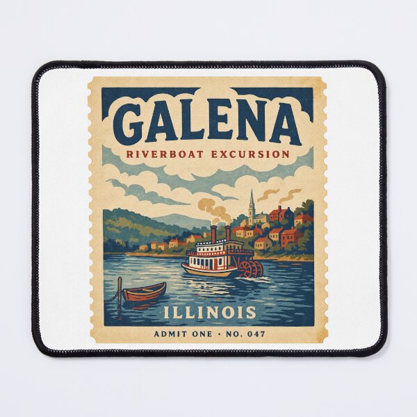 Item preview, Galena Illinois: Historic River Sunset designed and sold by CircinusStore.