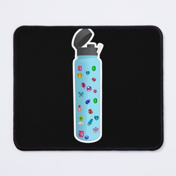 Item preview, Colorful Pastel Gemstones Pattern Light Blue Hydro Flask Aesthetic designed and sold by Creations by lyne.
