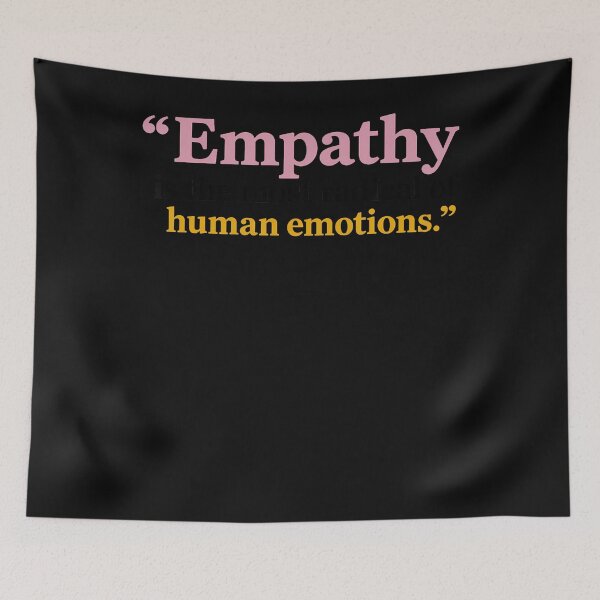 Item preview, “empathy Is The Most Radical Of Human Emotions.” designed and sold by Chromatic-Cubes.