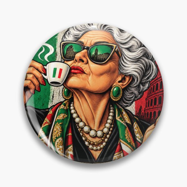 Item preview, Funny Italian Coffee Lover Design designed and sold by timiparkerart.