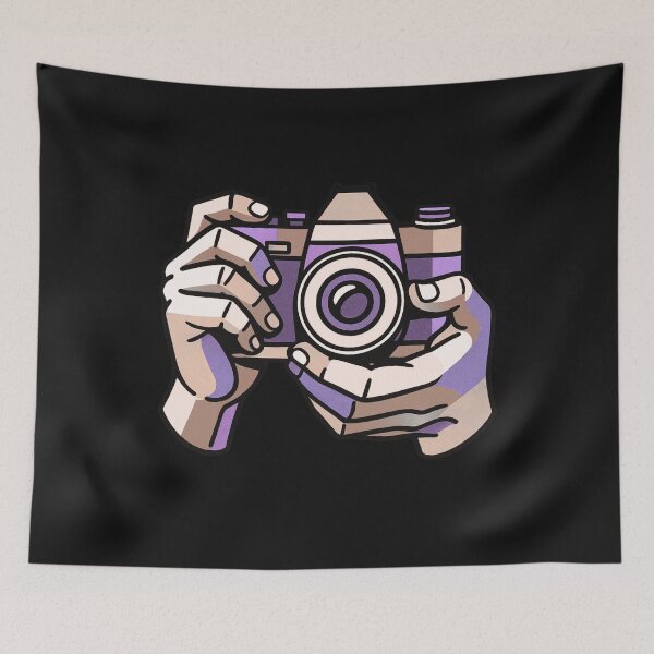 Item preview, Retro Camera Photography Purple Vintage Style designed and sold by Genius Geek.