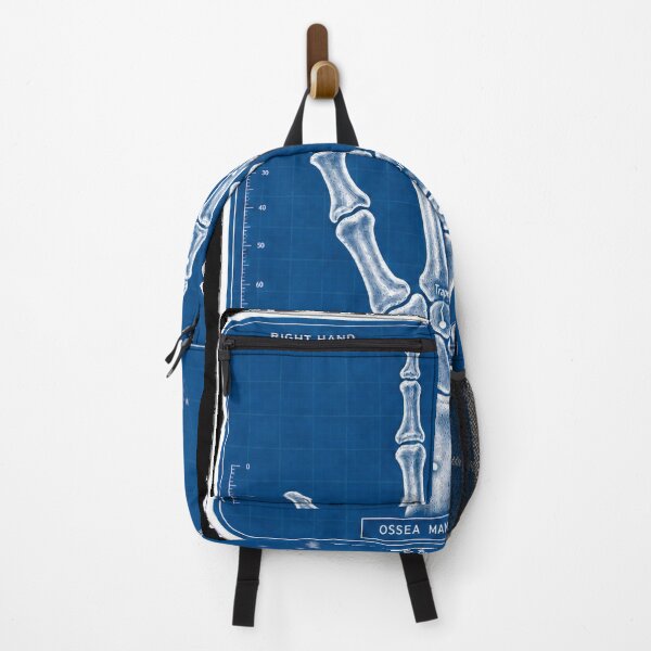 Item preview, Anatomy Hand Bones Blueprint Physical Therapy Sticker designed and sold by isokinetic.
