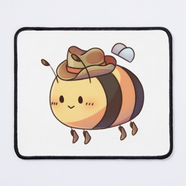Item preview, Adorable Cowboy Bee Illustration with Western Hat and Friendly Smile designed and sold by bidois123.