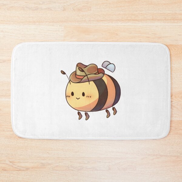 Item preview, Adorable Cowboy Bee Illustration with Western Hat and Friendly Smile designed and sold by bidois123.