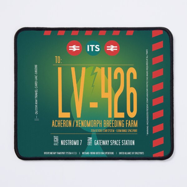 Item preview, Exomoon LV-426 Boarding Pass (Interplanetary Space Travel Ticket Collection) designed and sold by BGALAXY.