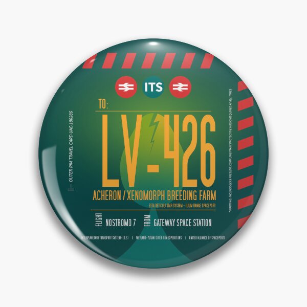 Item preview, Exomoon LV-426 Boarding Pass (Interplanetary Space Travel Ticket Collection) designed and sold by BGALAXY.