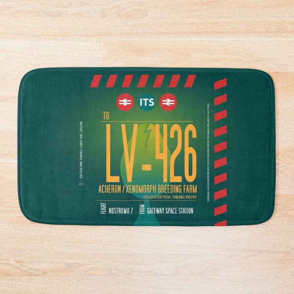 Item preview, Exomoon LV-426 Boarding Pass (Interplanetary Space Travel Ticket Collection) designed and sold by BGALAXY.