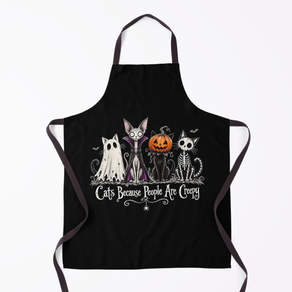 Item preview, Cats Because People are Creepy Spooky Cat Halloween designed and sold by alanxgoldberger.