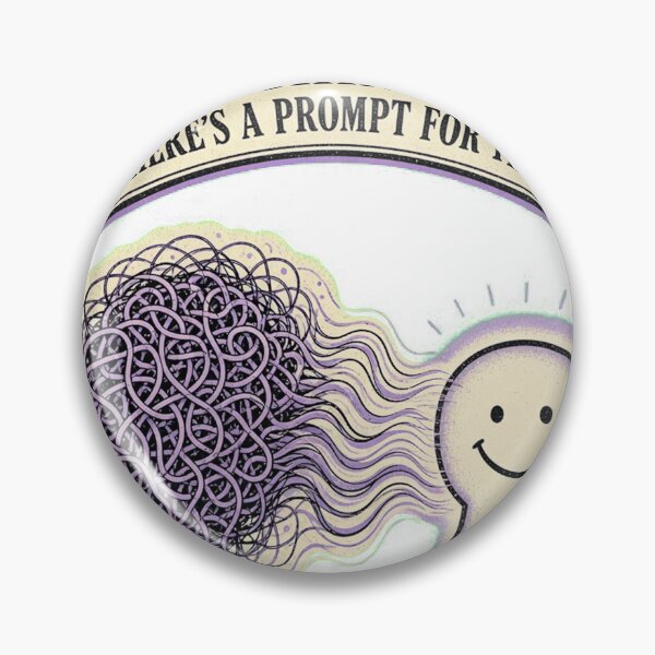 Item preview, Overthinking There's a Prompt for That Shirt | Witty AI Humor Graphic Tee for Women designed and sold by RokomariFabric.
