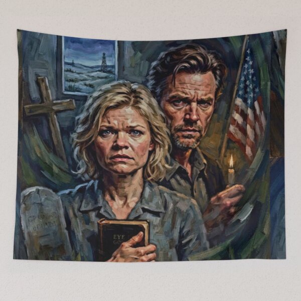 Item preview, Eye of God Crime Drama Fine Art Tribute designed and sold by Art's Diner.