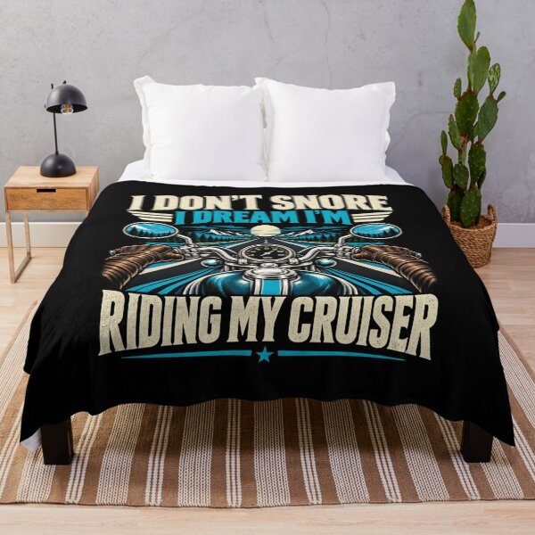 Item preview, I Don't Snore I Dream I'm Riding My Cruiser Biker Dad T-Shirt – Funny Biker Dad Gift, Motorcycle Graphic Tee designed and sold by Trendably.
