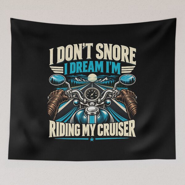 Item preview, I Don't Snore I Dream I'm Riding My Cruiser Biker Dad T-Shirt – Funny Biker Dad Gift, Motorcycle Graphic Tee designed and sold by Trendably.