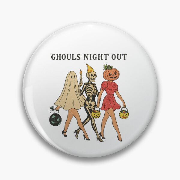 Item preview, Ghouls Night Out Ghost Skeleton and Pumpkin Trio designed and sold by DoArtITa.