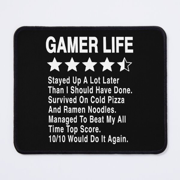 Item preview, Gamer Life Funny Video Game Review Rating Design designed and sold by ShirtWreck.