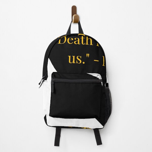 Item preview, Epicurus Quote – Gold Text Black Heart designed and sold by TheIconSmith.