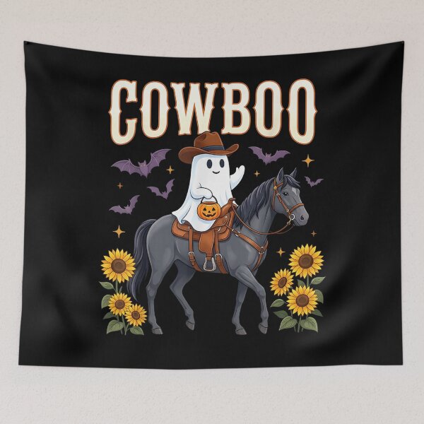 Item preview, Cowboo Ghost Horse Cowboy Western Halloween designed and sold by JaredDeShop.