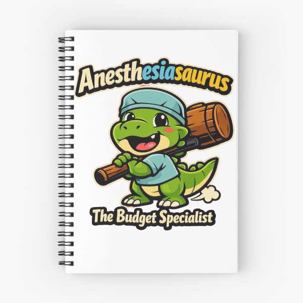 Item preview, Anesthesiasaurus Budget Specialist Funny Mallet designed and sold by Timeless Junction.