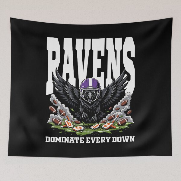 Item preview, RAVENS DOMINATE EVERY DOWN - BAL RAVENS designed and sold by KEF Custom.
