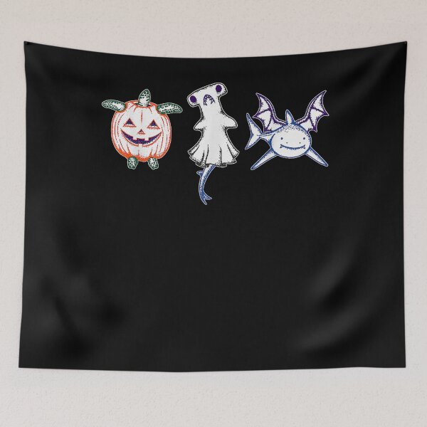 Item preview, Cute Halloween Sharks Pumpkin Ghost Bat Costume Design designed and sold by JaredDeShop.