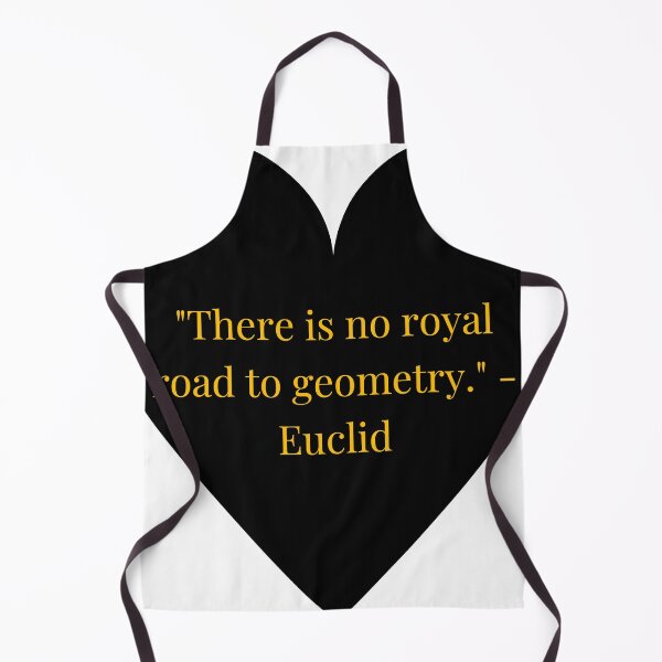 Item preview, Euclid Quote – Gold Text Black Heart designed and sold by TheIconSmith.