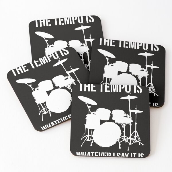Item preview, Frase del baterista con control de tempo designed and sold by SkellyLinda.