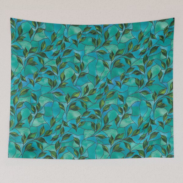Item preview, Stained Glass Leaf Pattern designed and sold by EJs .