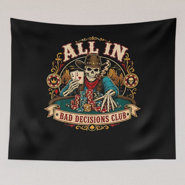 Item preview, All In Bad Decisions Club designed and sold by Tomtomatos.