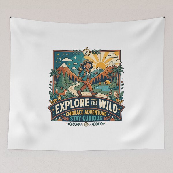 Item preview, EXPLORE THE WILD designed and sold by decimalades.