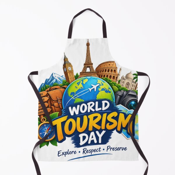 Item preview, World Tourism Day Travel Adventure Explore the World Design designed and sold by CreativeNest Prints.