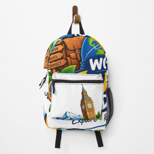 Item preview, World Tourism Day Travel Adventure Explore the World Design designed and sold by CreativeNest Prints.