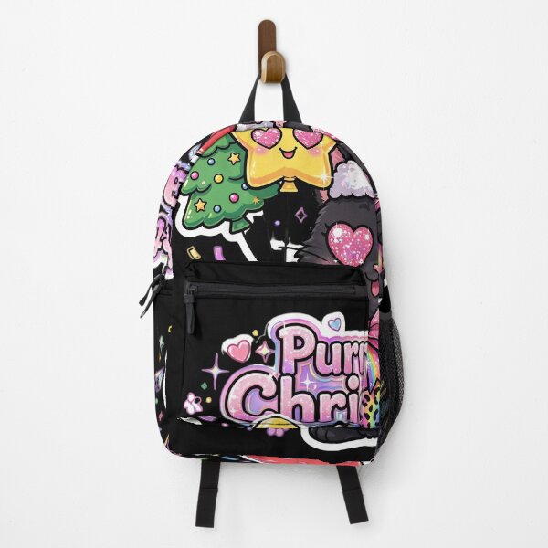 Item preview, Lisa Frank Christmas Black Cat Purr-fect Christmas Neon 90s Kawaii Balloons designed and sold by HealingEraInk.