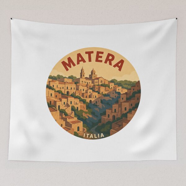 Item preview, Matera Italia: Historic Stone Skyline designed and sold by CircinusStore.