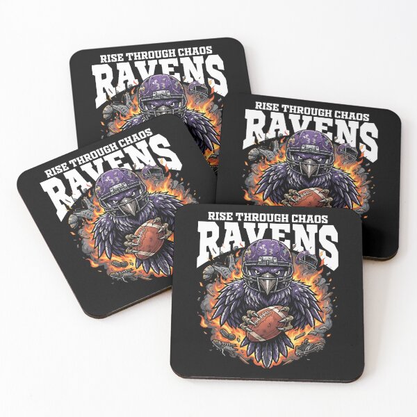 Item preview, RAVENS RISE THROUGH CHAOS - BAL RAVENS designed and sold by KEF Custom.