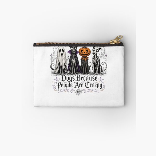 Item preview, Dogs Because People are Creepy Spooky Dog Halloween designed and sold by JaredDeShop.