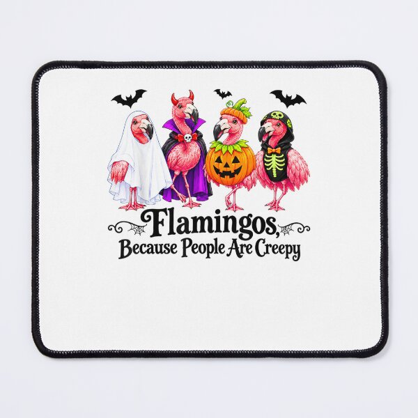 Item preview, Flamingos Because People are Creepy Animal Halloween 1 designed and sold by JaredDeShop.