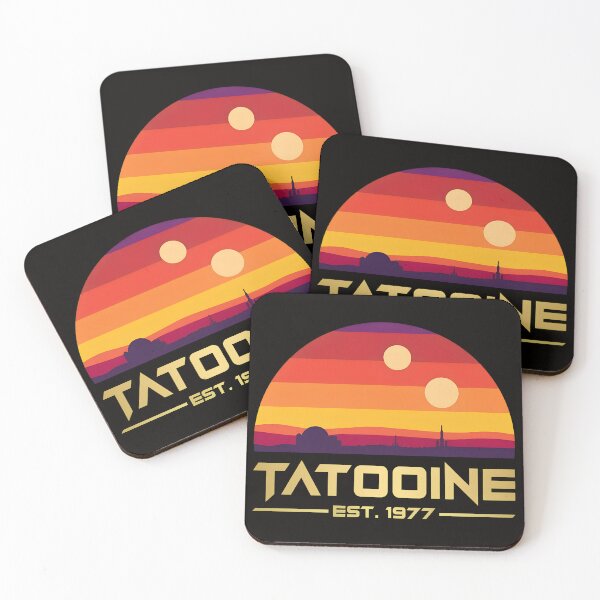 Item preview, Tatooine Double Sun Landscape Est 1977 Graphic designed and sold by SkellyLinda.