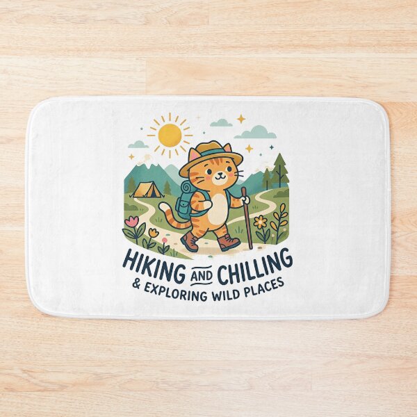 Item preview, HIKING AND CHILLING & EXPLORING WILD PLACE designed and sold by decimalades.