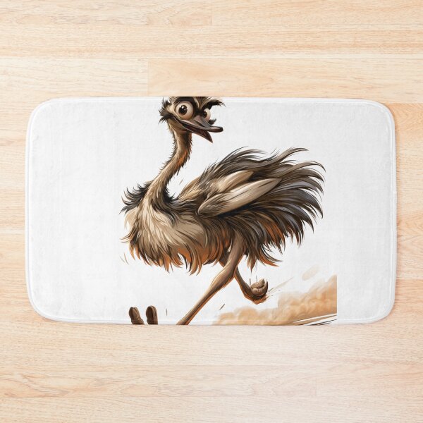 Item preview, Can’t Fly Won’t Stay Funny Emu designed and sold by SamodivaAtelier.