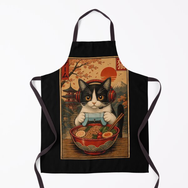 Item preview, Gaming Cat Ramen Noodles designed and sold by Tomtomatos.