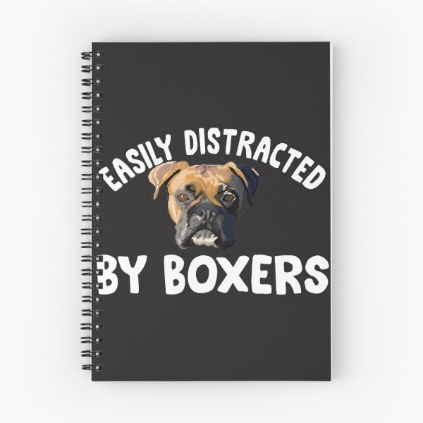 Item preview, Easily Distracted by Boxers Funny Dog Lover Design designed and sold by kalaza1996.