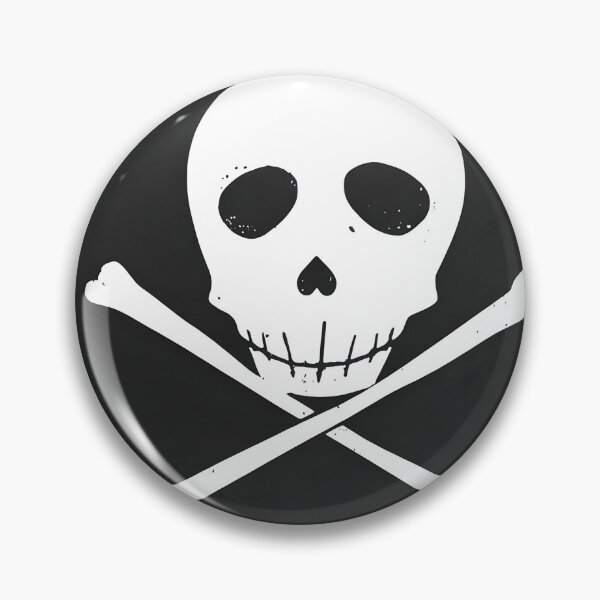 Item preview, Graphic Skull and Crossbones Symbol designed and sold by SkellyLinda.