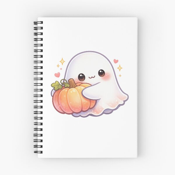 Item preview, Pumpkin Hug Ghost Soft Pastel Kawaii Halloween designed and sold by Sommium .