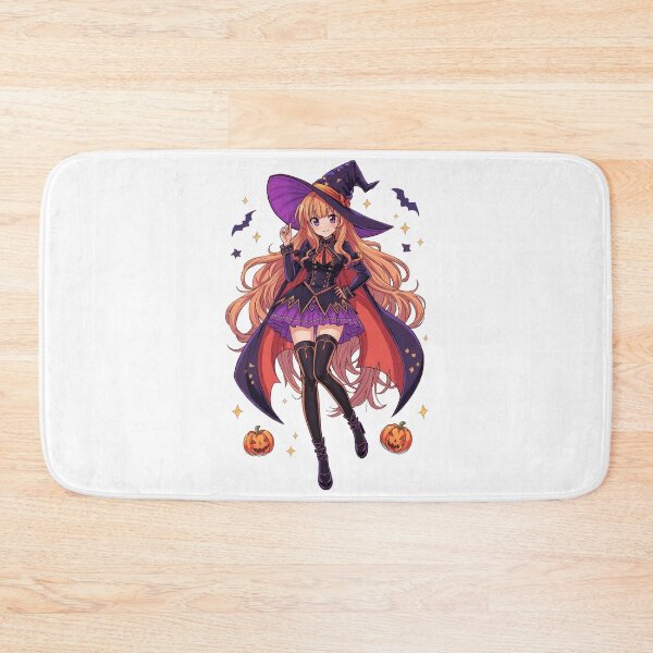 Item preview, Cute Halloween Witch – Kawaii Manga Pumpkin Magic designed and sold by Cavalier-org.