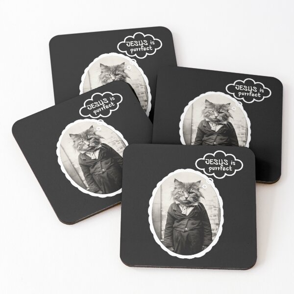 Item preview, JESUS is purrfect designed and sold by a peace of heaven.