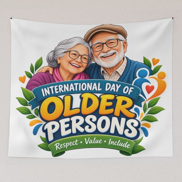 Item preview, International Day of Older Persons Respect Value Include Design designed and sold by CreativeNest Prints.