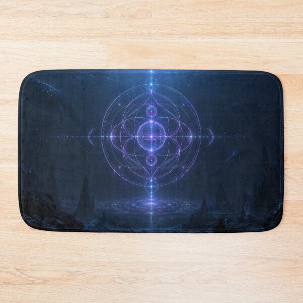 Item preview, Glowing Bioluminescent Whale Sacred Geometry Cosmic Ocean designed and sold by monkeybusiness.pt.
