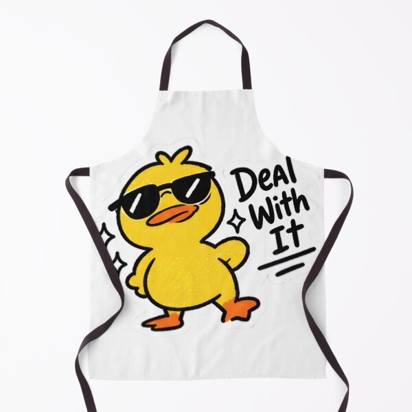 Item preview, Deal With It Duck - Sassy Cartoon Duck with Sunglasses designed and sold by Duck lovers.